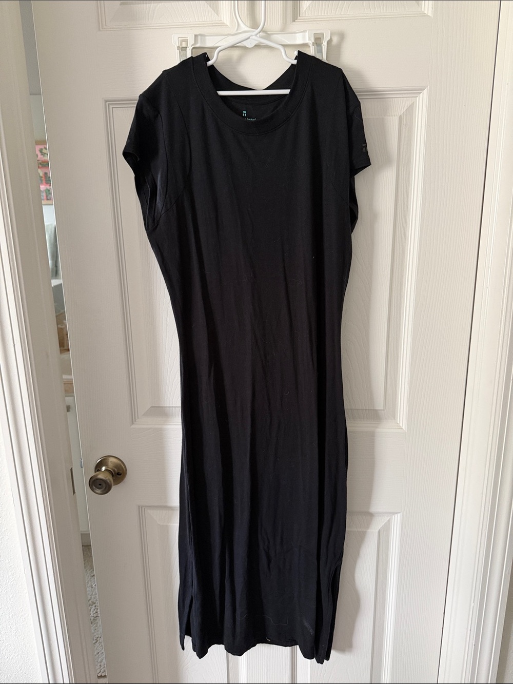 Tommy John Black Maxi Tee Dress